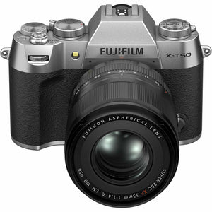 FUJIFILM XF 16-50mm f/2.8-4.8 R LM WR Lens + FUJIFILM X-T50 Body - Silver-Bundle
