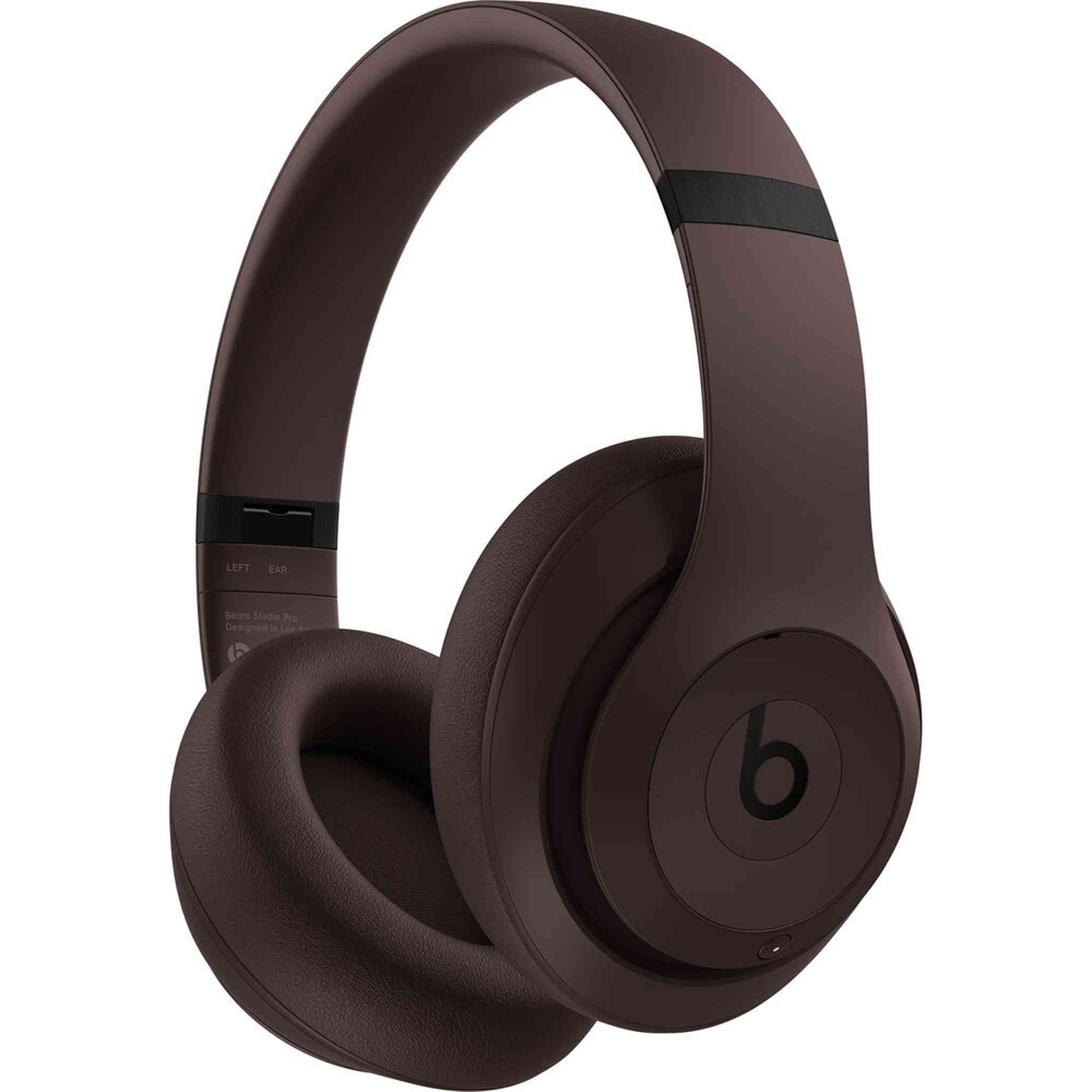 Beats by Dr. Dre Studio Pro Wireless Over-Ear Headphones Deep Brown Bundle With Accessories