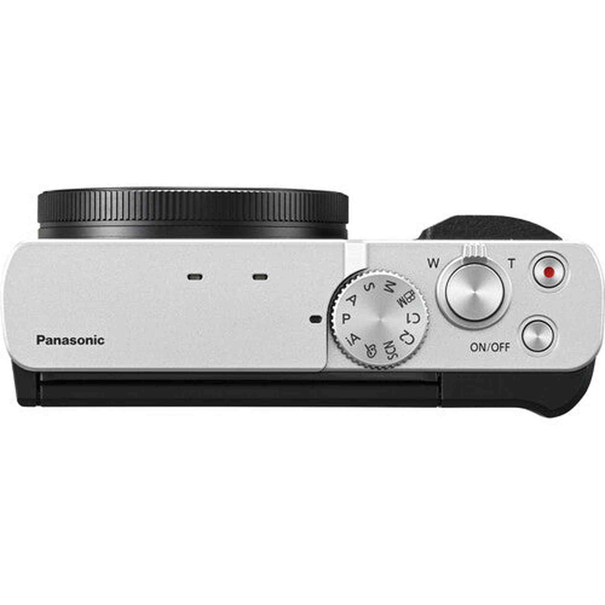 Panasonic ZS99 Point and Shoot Compact Travel Digital Camera Silver - Bundle Panasonic