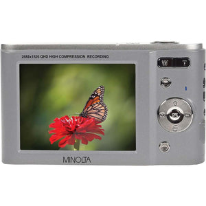 Minolta MND20 44 MP / 2.7K Ultra HD Digital Camera Silver