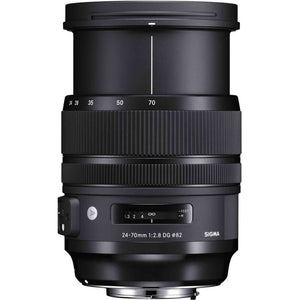 Sigma 24-70mm f2.8 DG OS HSM Art Lens for Canon EF Bundle