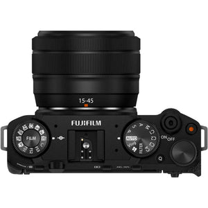 Fujifilm X-M5 Mirrorless Camera + XC 15-45mm f/3.5-5.6 OIS PZ Lens Bundle- Black