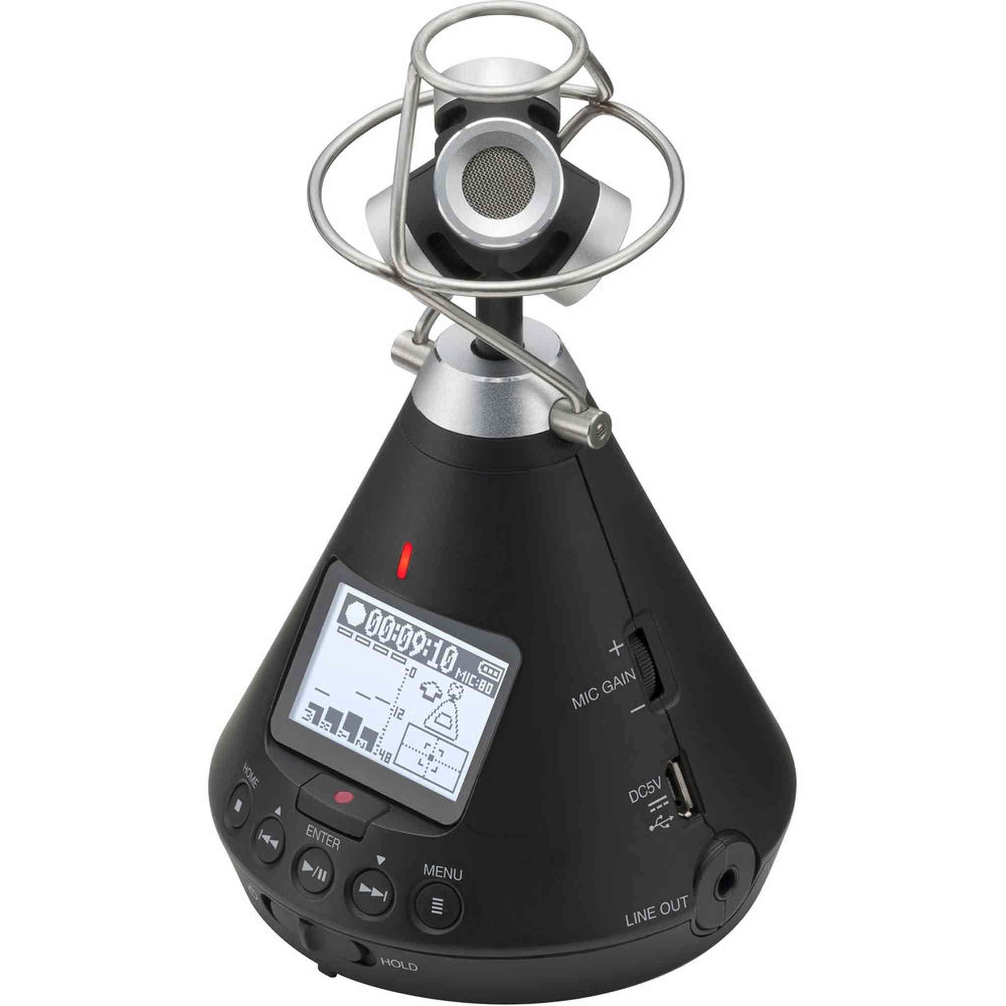 Zoom H3-VR Handy Audio Recorder with Built-In Ambisonics Mic Array Bundle