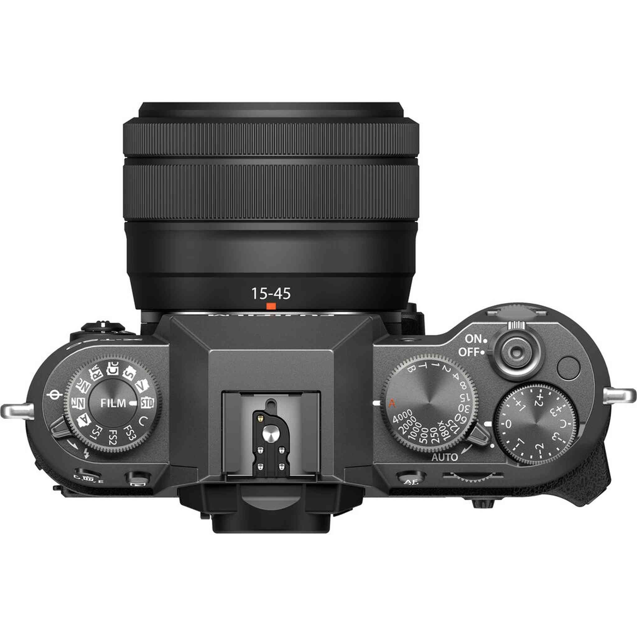 Fujifilm X-T50 Mirrorless Digital Camera XC15-45mmF3.5-5.6 OIS PZ - Black Bundle