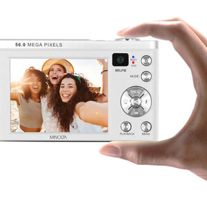 Minolta MNB5Z Digital Camera 56MP with 5x Optical Zoom in White