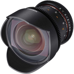 Samyang SYDS14M-S VDSLR II A mount 14mm T3.1 Wide-Angle Cine Lens for Sony Alpha Cameras