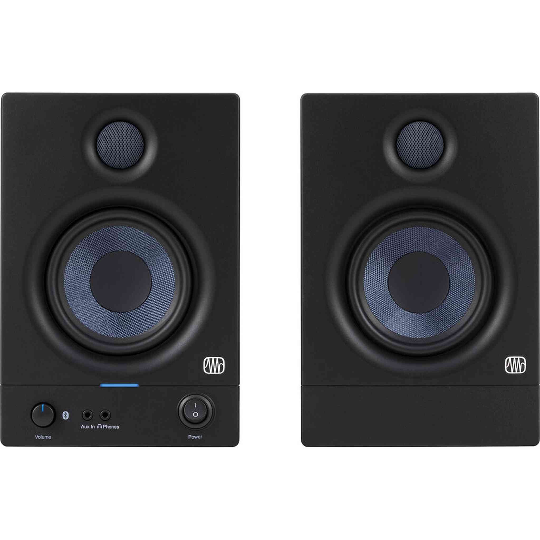 PreSonus Eris 4.5BT Bluetooth Studio Monitors Speakers, Pair Bundle PreSonus