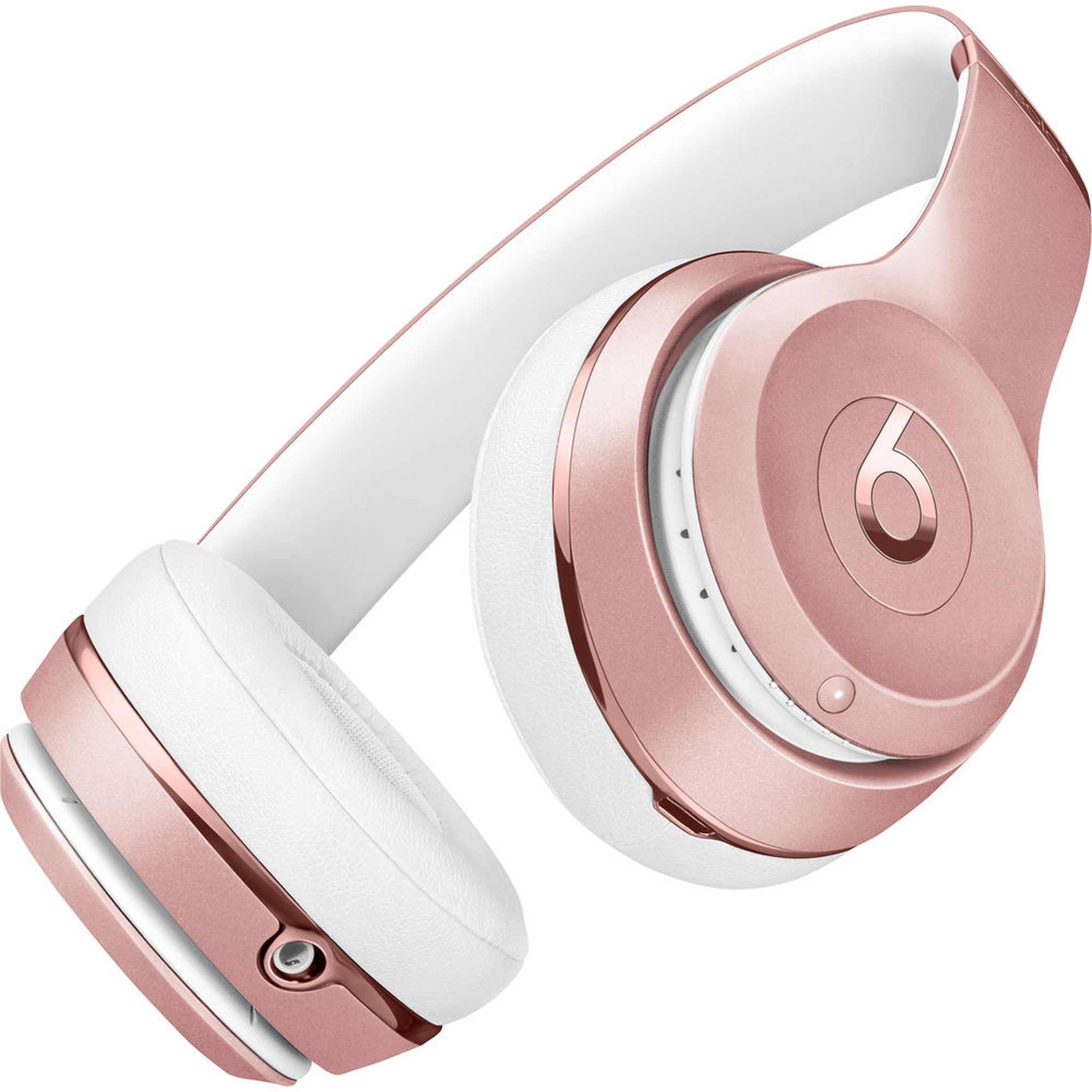 Beats Solo3 Wireless On-Ear Headphones Rose Gold Bundle With Accessories
