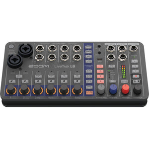 Zoom LiveTrak L-6 Portable 6-Channel Digital Recorder, Studio Monitor Headphones