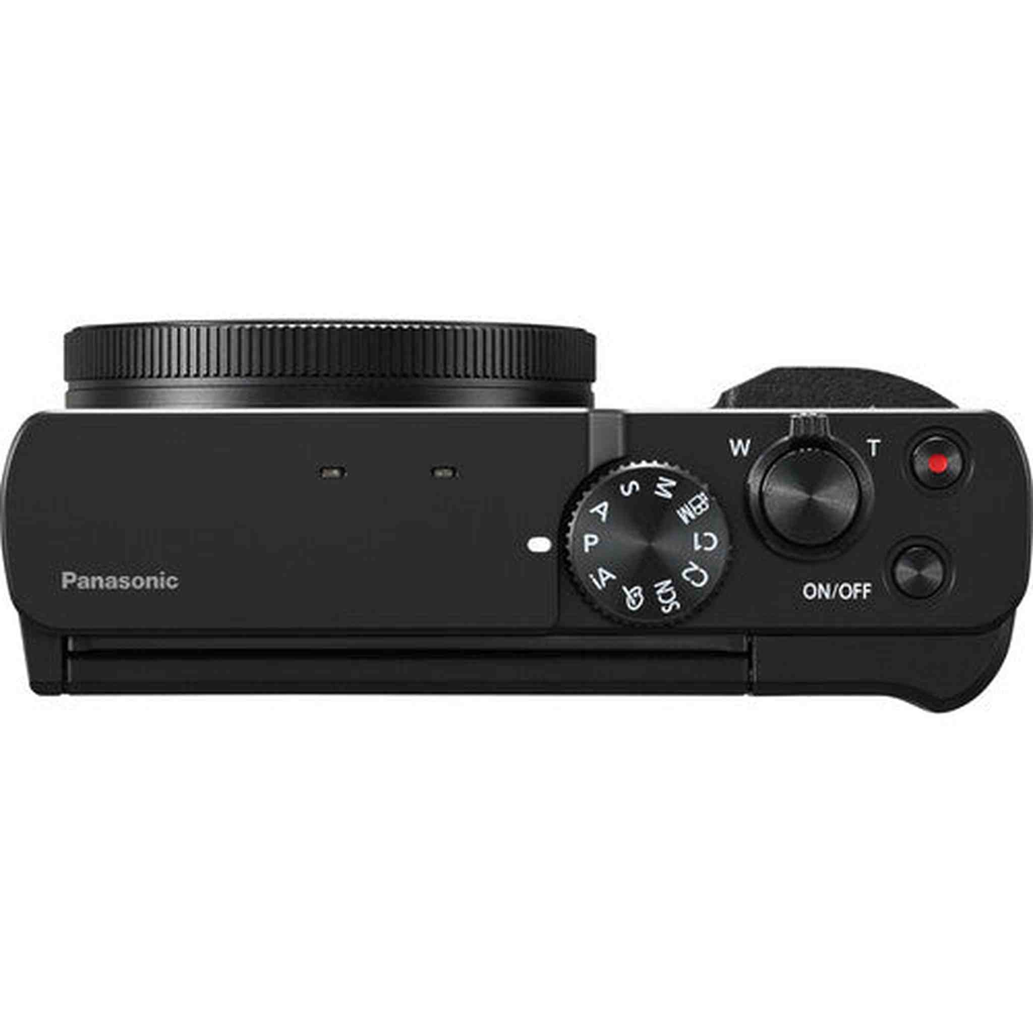 Panasonic ZS99 Point and Shoot Compact Travel Digital Camera Black - Bundle Panasonic