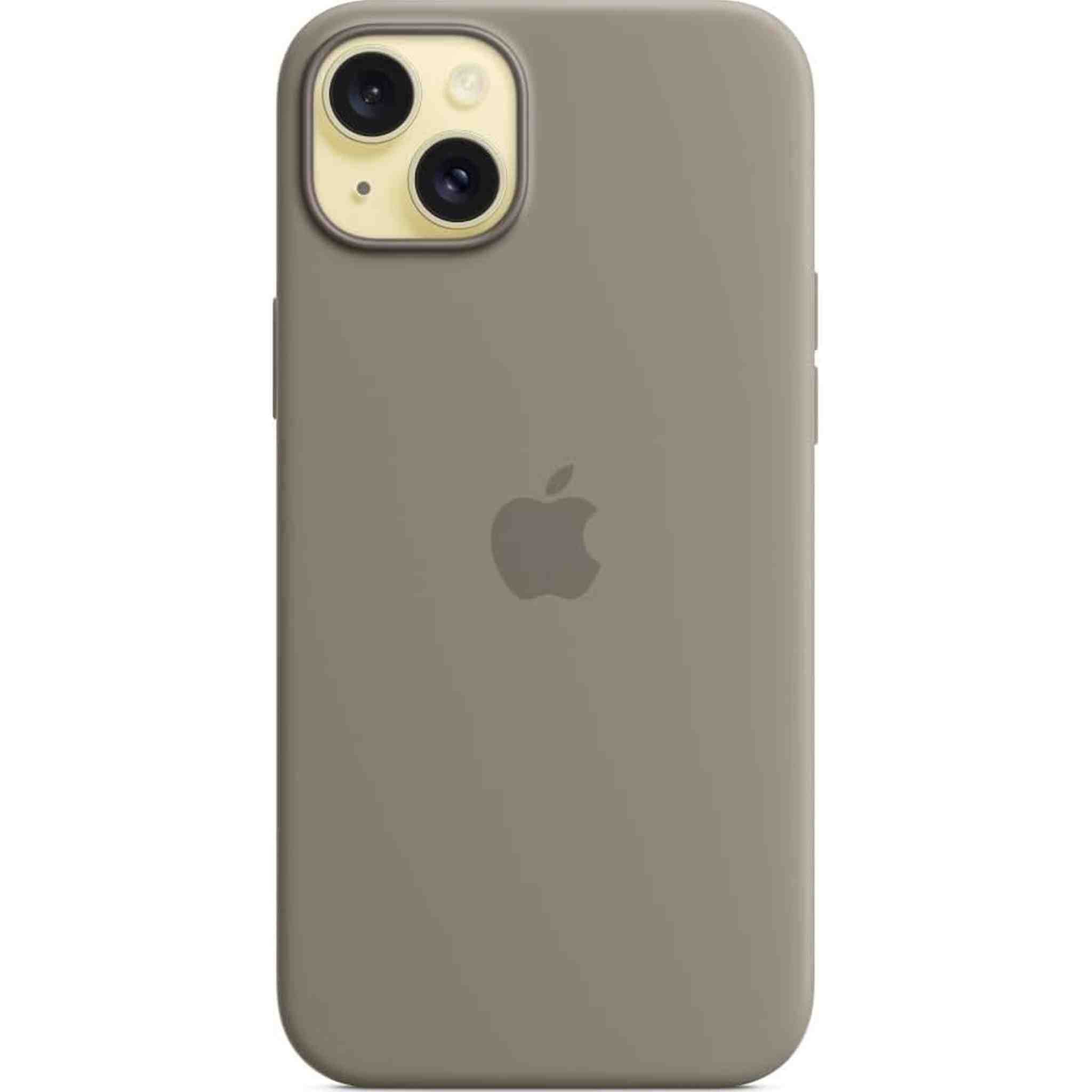 Apple iPhone 15 Plus Silicone Case - Clay Bundle