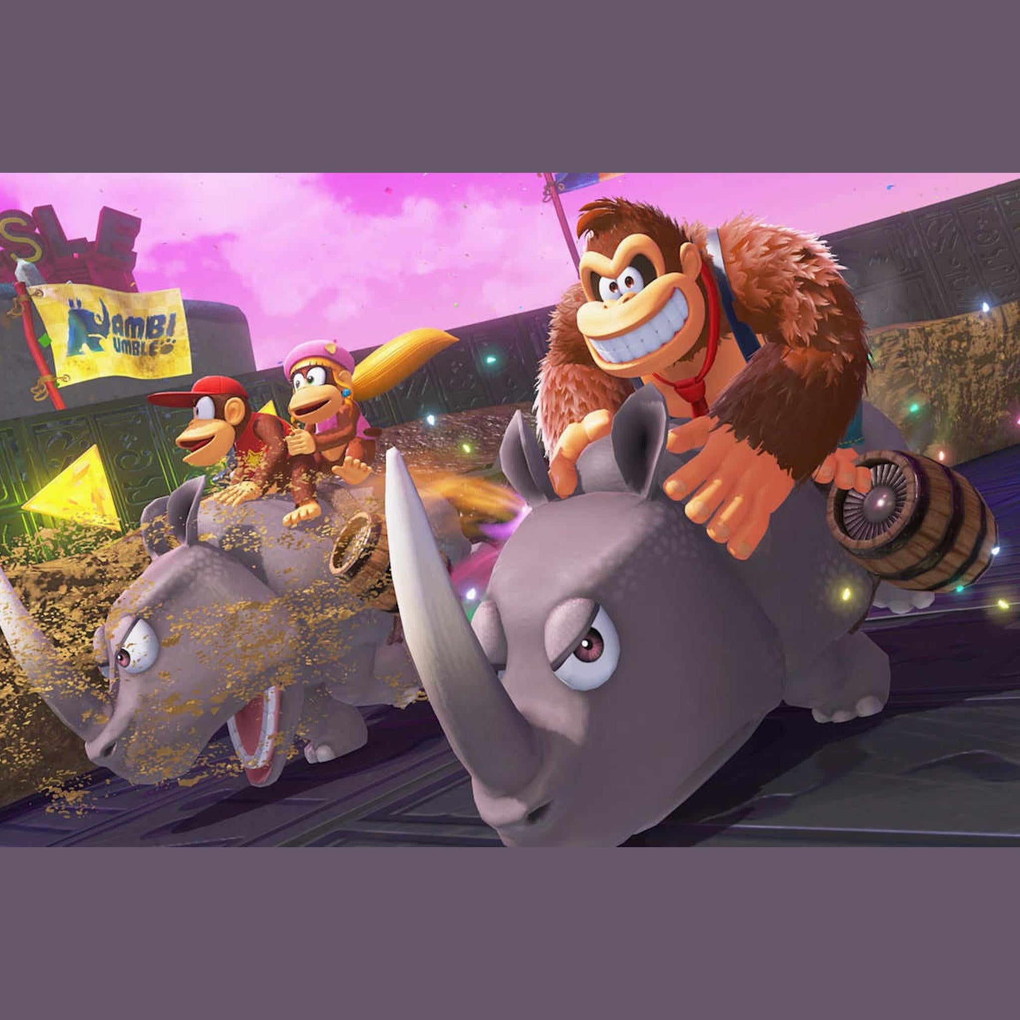 Nintendo Super Mario Party Jamboree -  Switch 2 Edition + Jamboree TV + Donkey Kong Bananza + Microfiber Cleaning Cloth