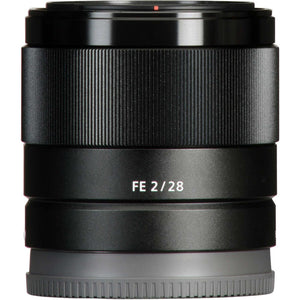 Sony FE 28mm f/2 Lens SEL28F20 + Filter Kit + Lens Pouch + Cap Keeper + More - Bundle Sony
