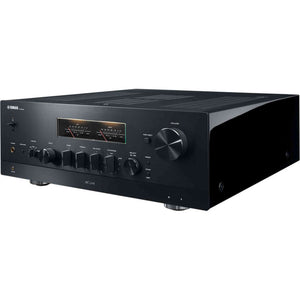 Yamaha R-N2000A 2.1-Channel Network Stereo Receiver Black , Panasonic DP-UB820-K HDR 4K UHD Network Blu-ray Player, Cat5e Ethernet Patch Cable Stranded - Black, Bundle