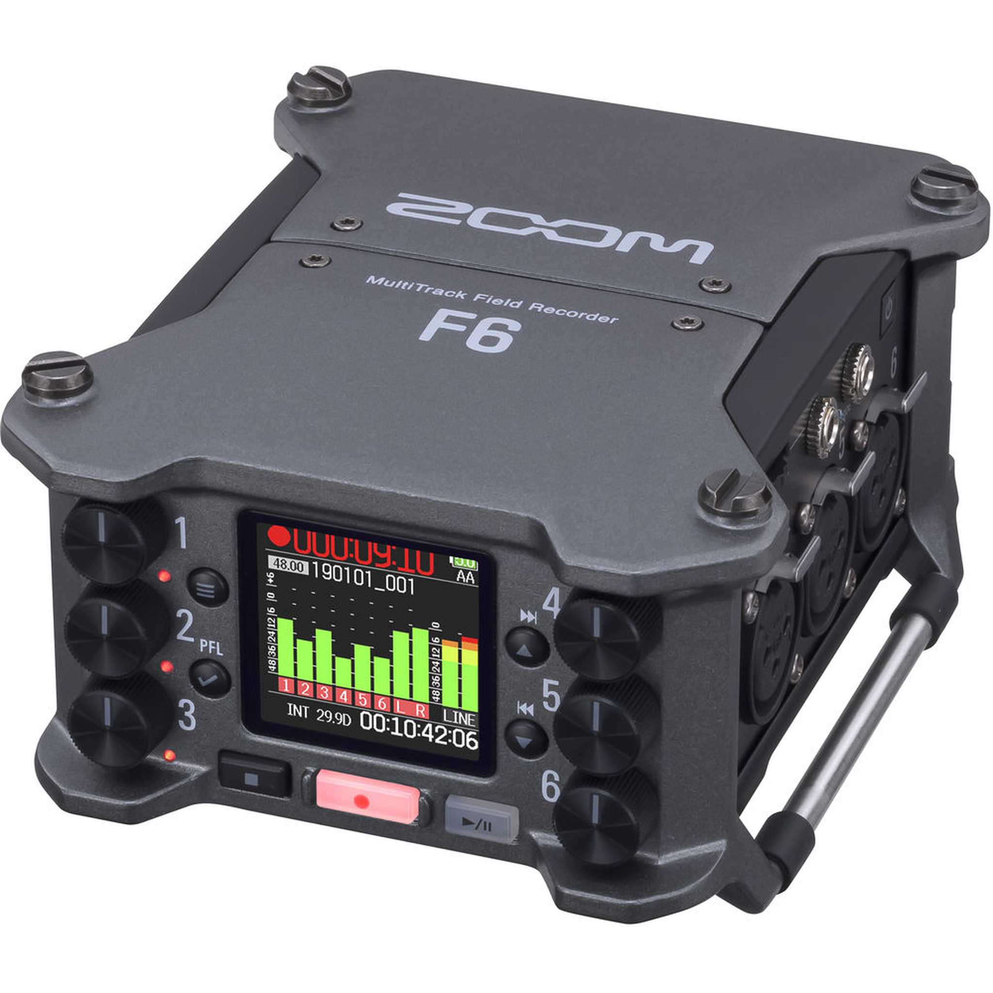 Zoom F6 Professional Field Audio Recorder Bundle with Accessories