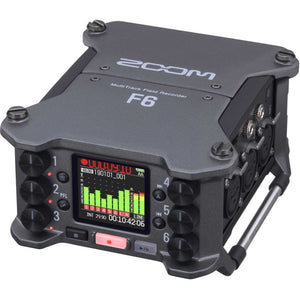 Zoom F6 Professional Field Audio Recorder Bundle with Accessories