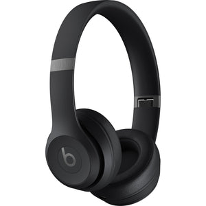 Beats Solo 4 Wireless On-Ear Headphones Matte Black Bundle With Accessories
