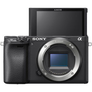 Sony a6400 Mirrorless Camera with 16-50mm f/3.5-5.6 II Lens Black - Bundle