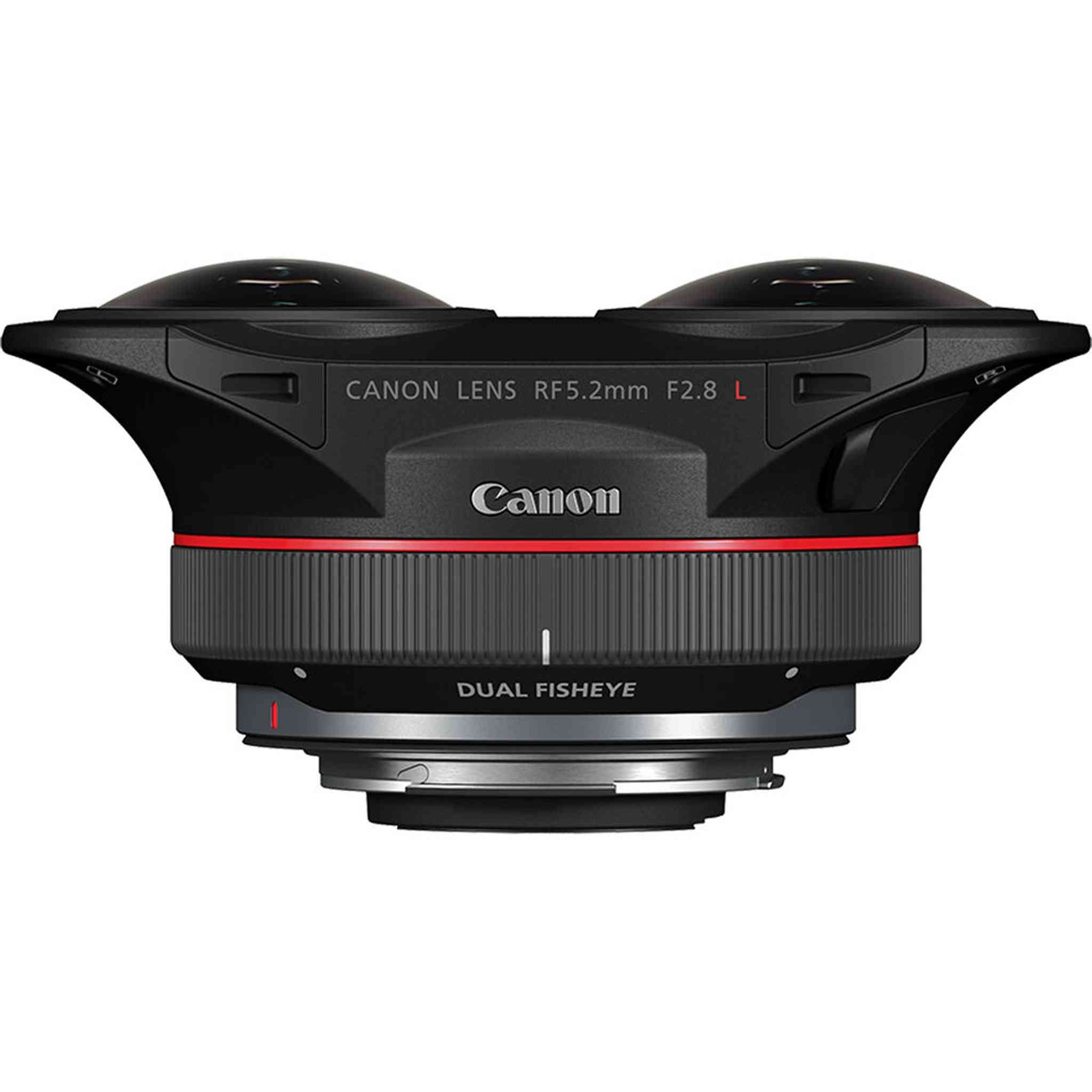 Canon RF 5.2mm f/2.8 L Dual Fisheye 3D VR Lens + Sling Backpack + Cleaning Kit + More - Reconditioned Canon