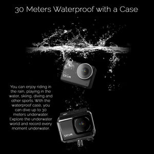 SJCAM SJ10 Pro Dual Screen Action Camera Bundle