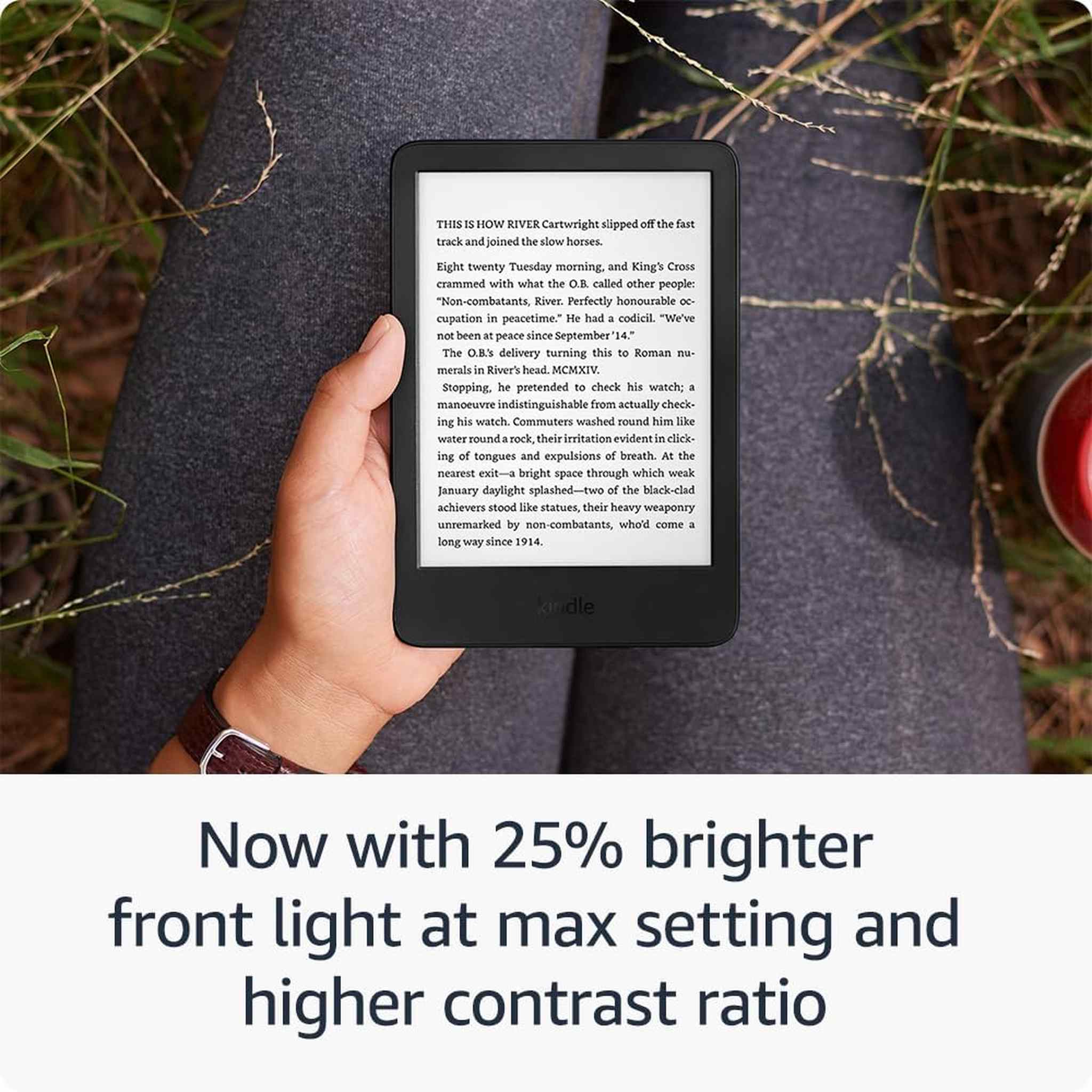 Kindle 16 GB - 2024 - Lightest and most compact Kindle, with glare-free display, faster page turns, adjustable front light, and long battery life - Black + More