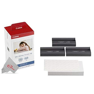 Canon KP-108IN Color ahPJNL Ink and 4 x 6 Paper Set, 108 Count Pack of 3