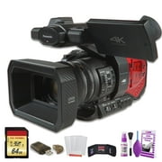 Panasonic AG-DVX200 4K Professional Camcorder W/ 64GB Memory Card, Cleaning Set and More.