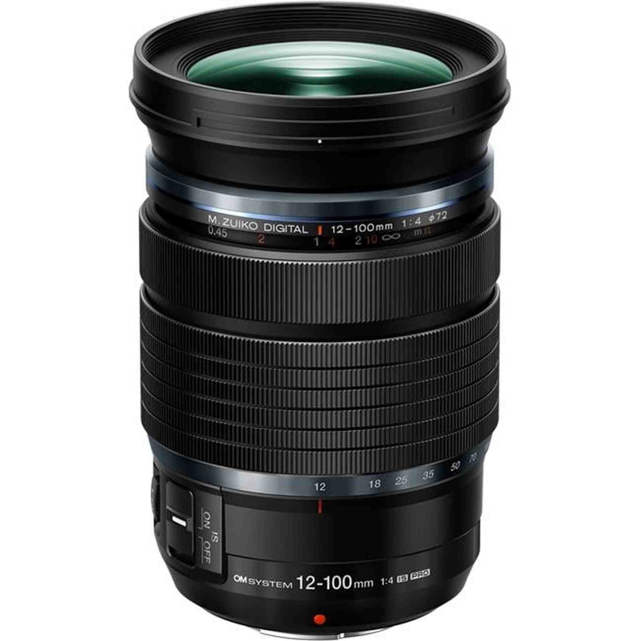 OM SYSTEM Olympus M.Zuiko Digital ED 12-100mm F4.0 is PRO for Micro Four Thirds System Camera, High Magnification Zoom Lens, Weather Sealed Design, MF Clutch, L-Fn Button OM SYSTEM