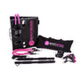 BodyBoss Home Gym 2.0 - Full Portable Gym Home + Extra Bands Workout Package, Pink
