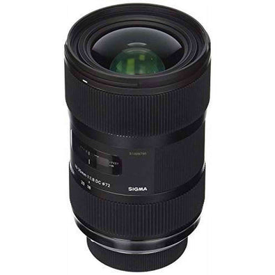 Sigma 210306 18-35mm F1.8 DC HSM Lens for Nikon APS-C DSLRs Black - International Version No Warranty