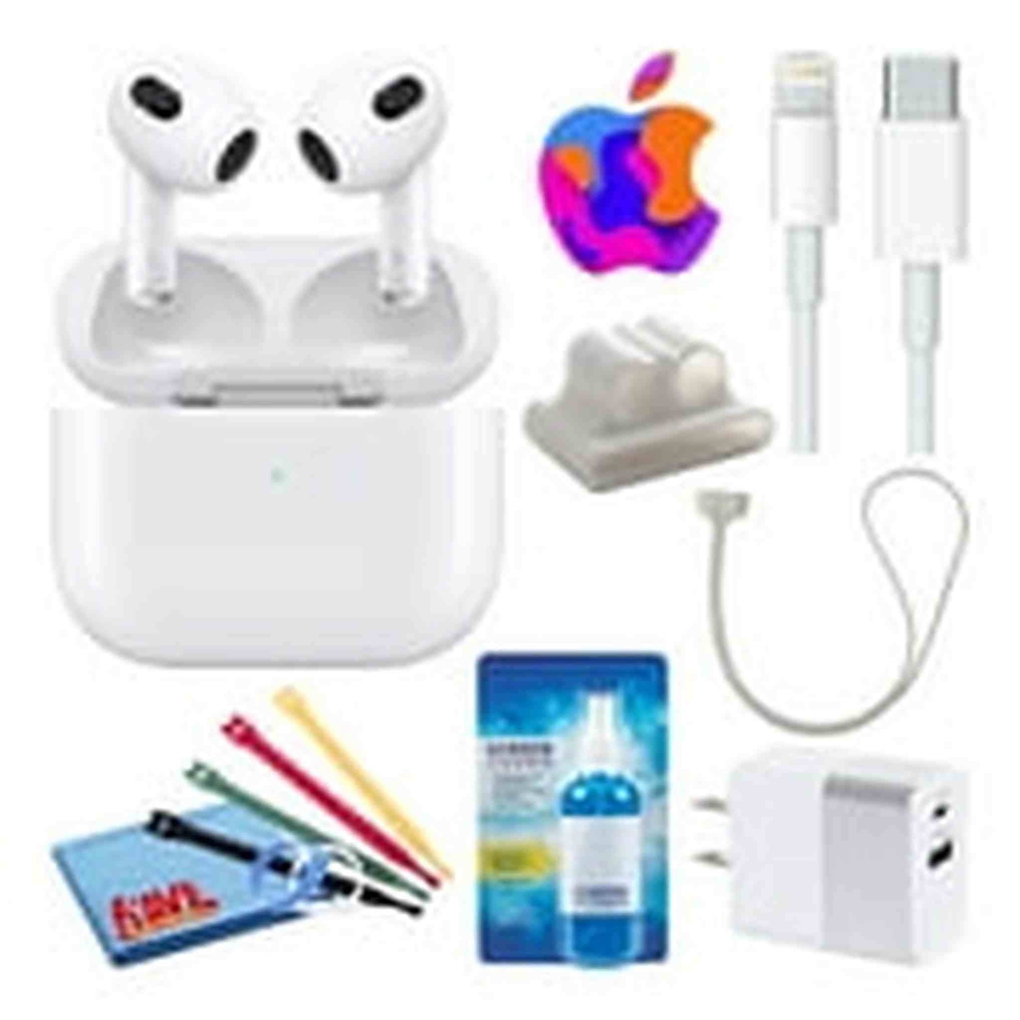 Apple AirPods with MagSafe Charging 3rd Gen with Cable Ties + 2-Chargers Apple