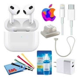 Apple AirPods with MagSafe Charging 3rd Gen with Cable Ties + 2-Chargers Apple