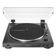 Audio-Technica AT-LP60X-BK Fully Automatic Belt-Drive Stereo Turntable, Black, Hi-Fi, 2 Speed, Dust Cover, Anti-Resonance, Die-Cast Aluminum Platter