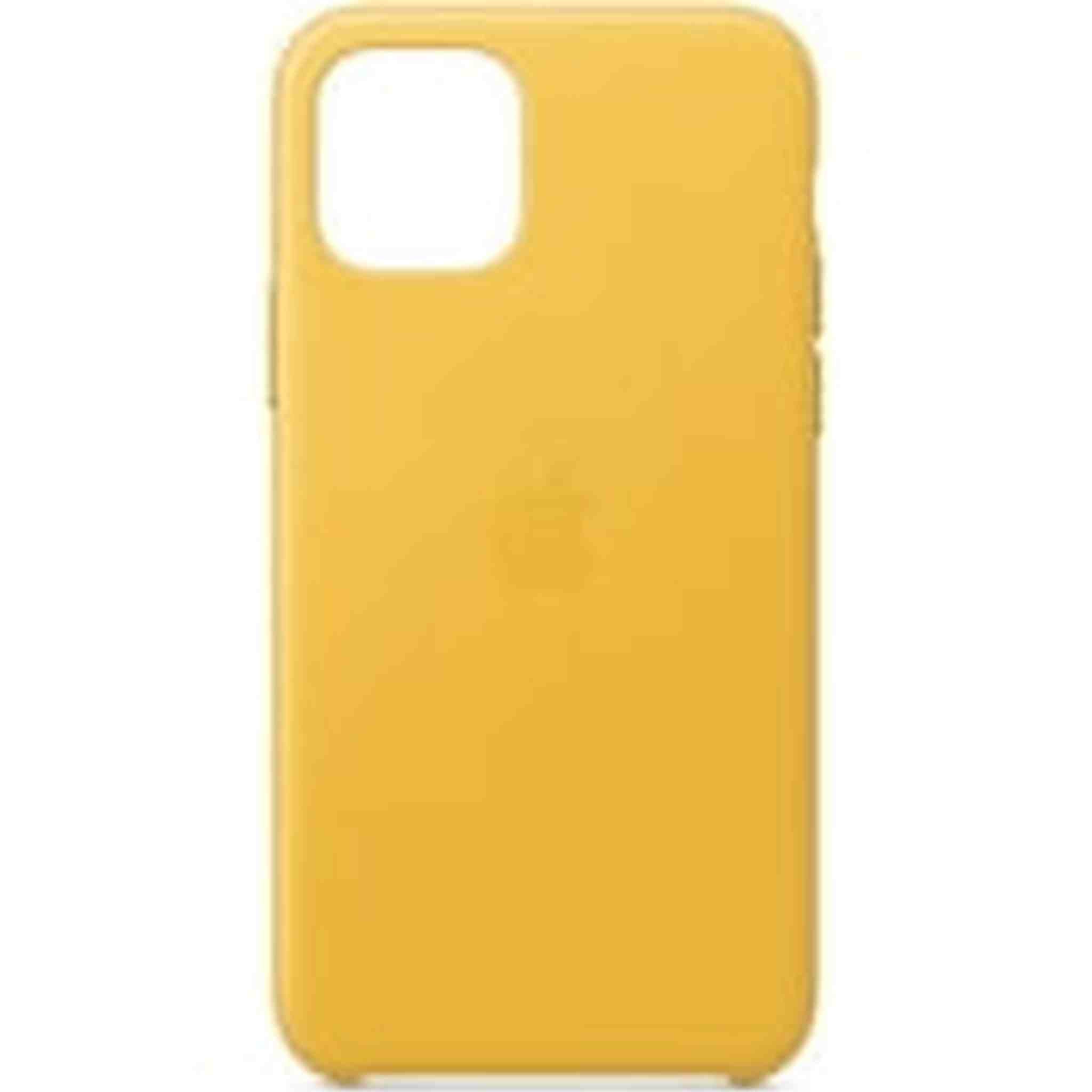 Apple Leather Case for iPhone 11 Pro - Meyer Lemon - Used Apple