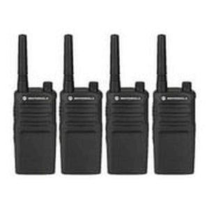 4 Pack of Motorola RMM2050 Two Way Radio Walkie Talkies with Programming Video Motorola Solutions