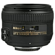 Nikon AF-S NIKKOR 50mm f/1.4G Lens - International Model