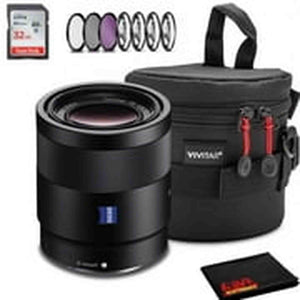 Sony Sonnar T* FE 55mm f/1.8 ZA Lens Intl Model Accessory Kit