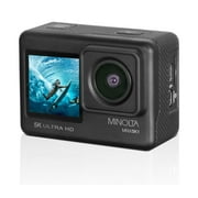 Minolta MNX5K1 5K Ultra HD, 24 MP Action Camera Kit with Waterproof Case