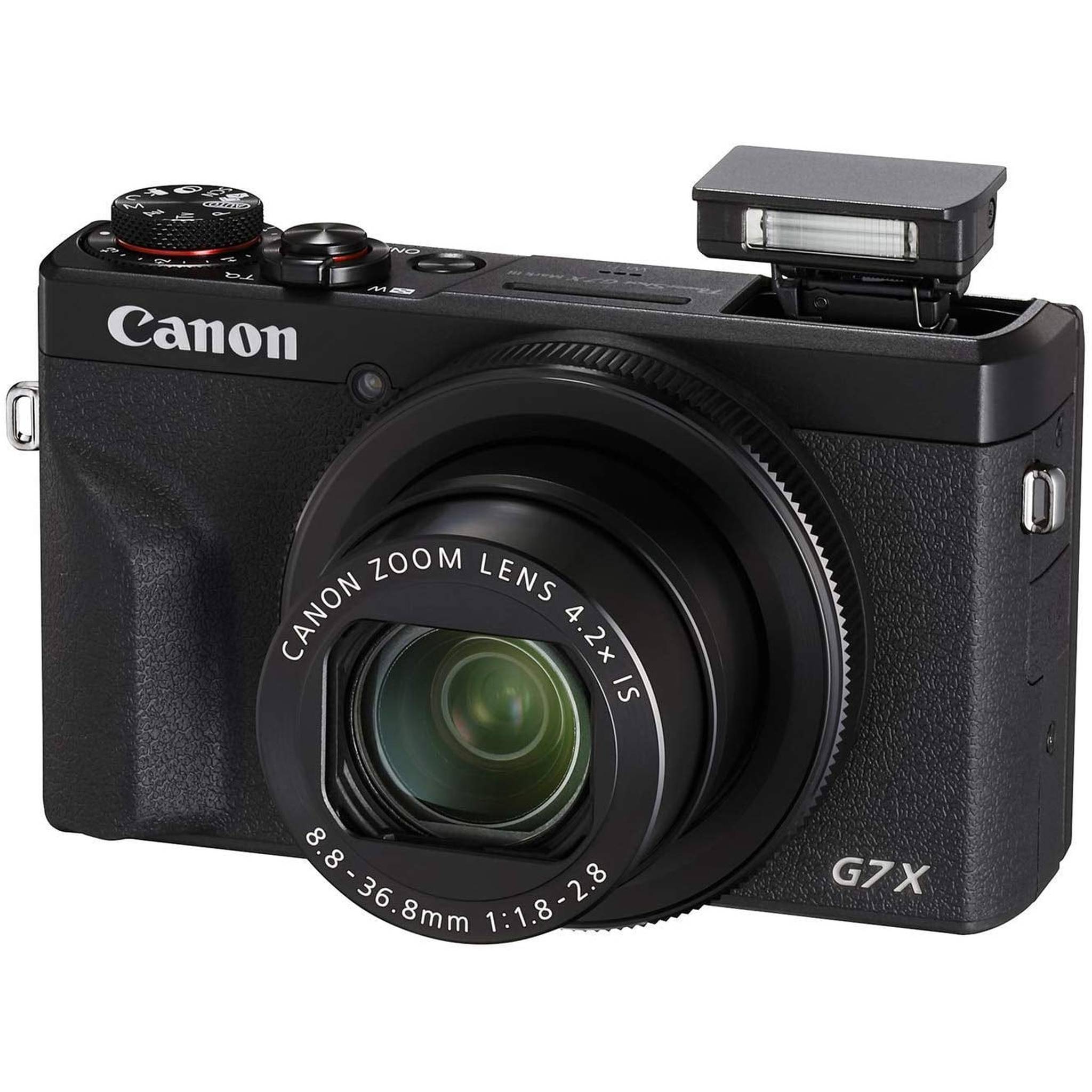 Canon PowerShot Digital Camera G7 X Mark III with Wi-Fi & NFC, LCD Screen and 4K Video - Black Renewed - Reconditioned Canon
