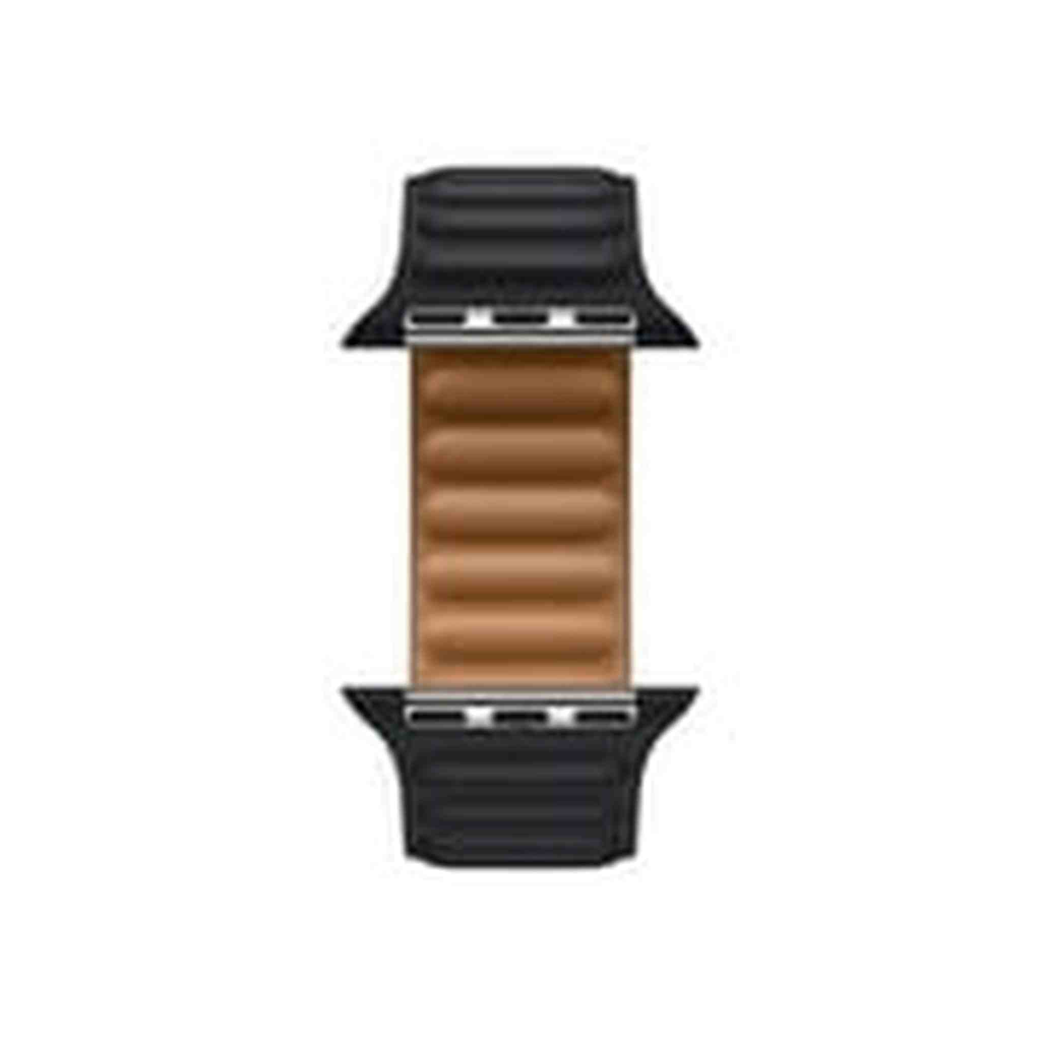 Apple Watch Band - Leather Link - 41mm - Midnight - Medium/Large Apple