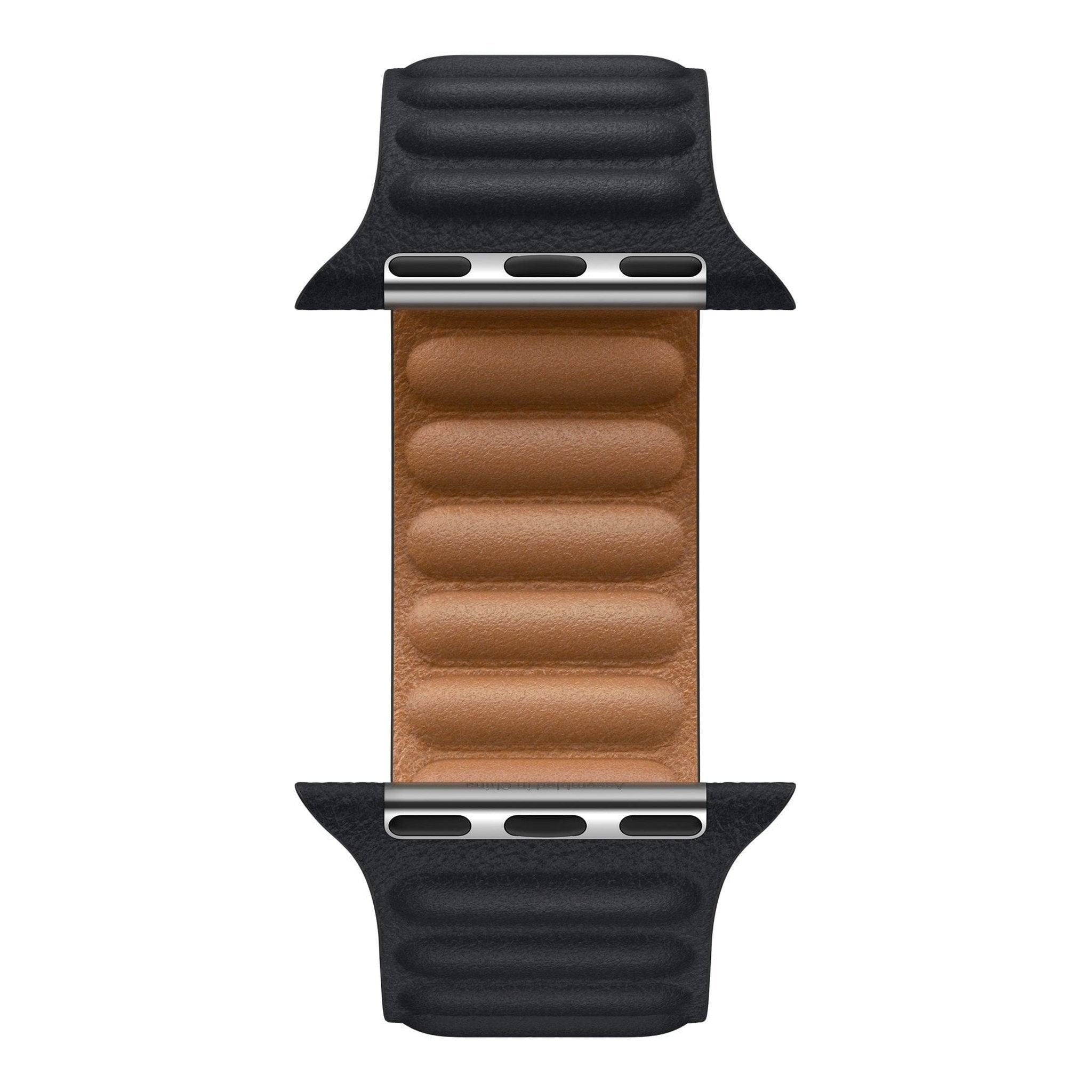 Apple Watch Band - Leather Link - 41mm - Midnight - Medium/Large Apple