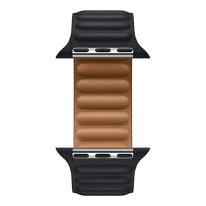 Apple Watch Band - Leather Link - 41mm - Midnight - Medium/Large Apple