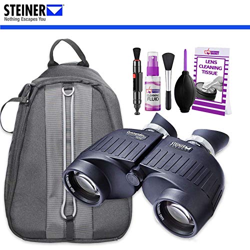 Steiner 7x50 Commander Binoculars With Padded Backpack AND Cleaning Kit