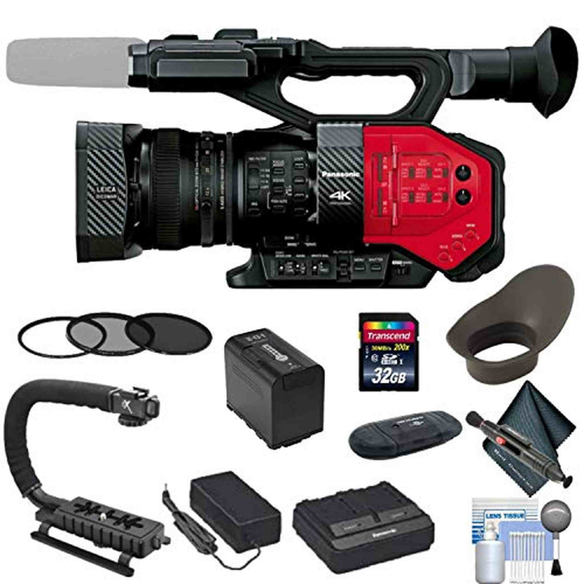 Panasonic AG-DVX200 AG-DVX200PJ8 4K Professional Camcorder with Standard Bundle Panasonic