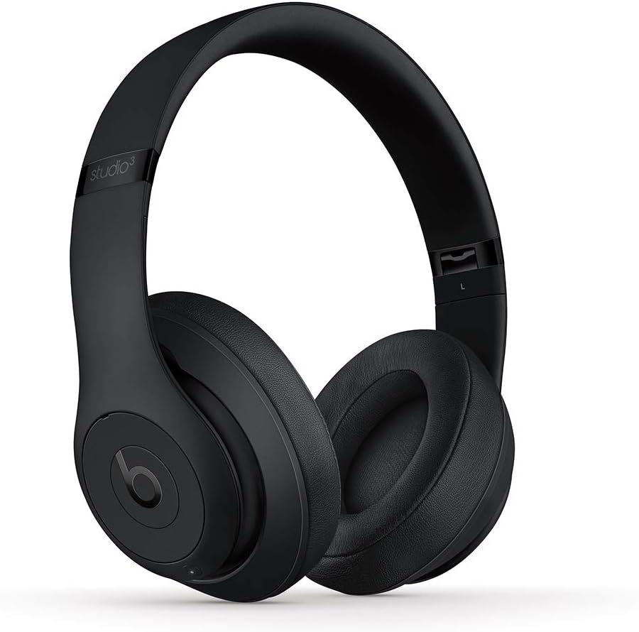 Beats Studio3 Wireless Noise Cancelling Over-Ear Headphones Matte Black Latest Model