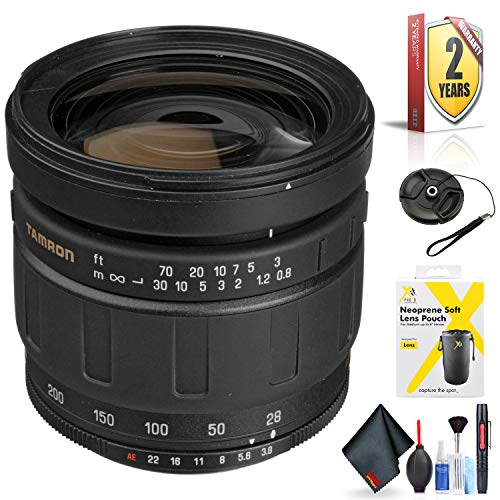 Tamron Zoom Wide Angle-Telephoto 28-200mm f/3.8-5.6 LD Aspherical IF Super Manual Focus Adaptall Lens (Mount Required) f