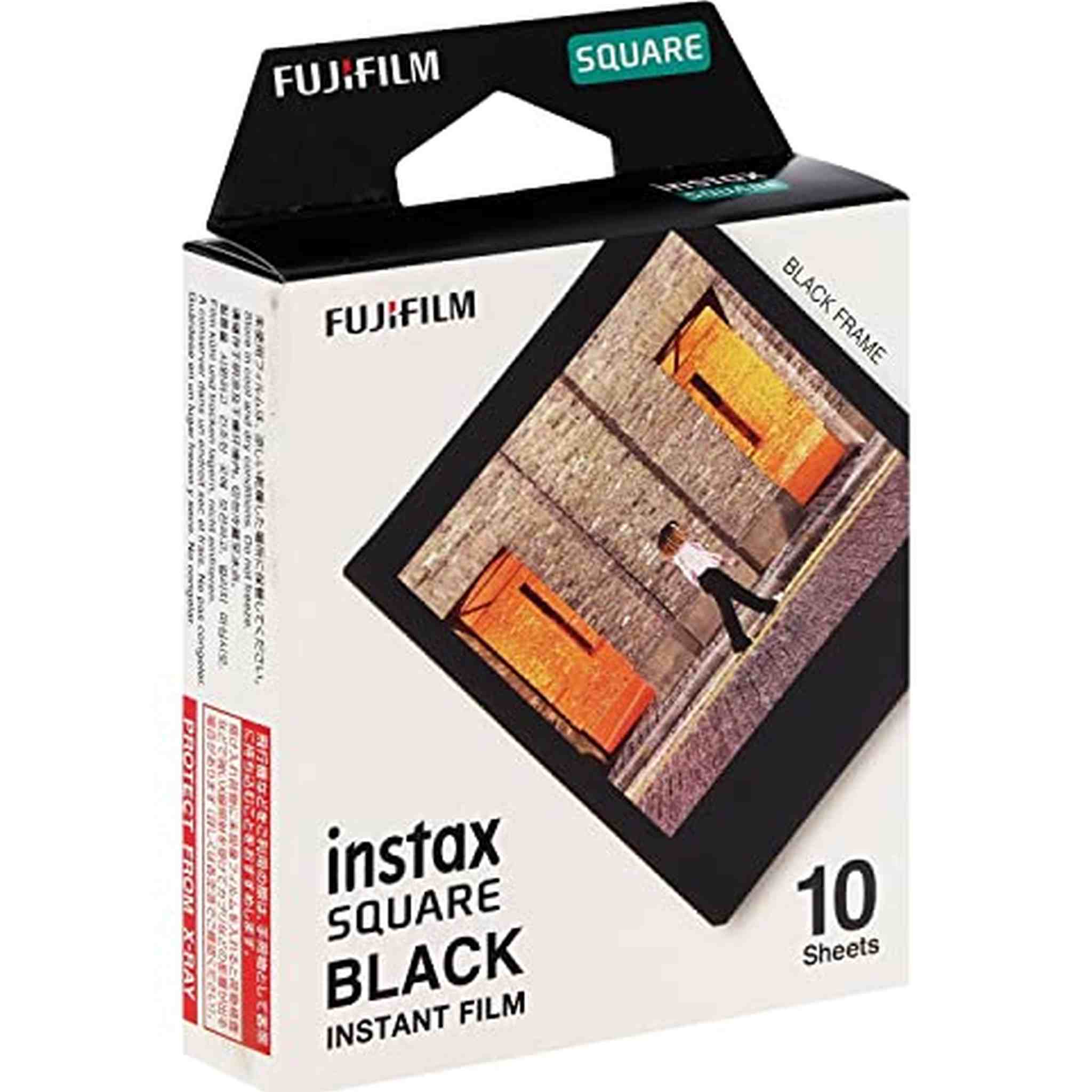 Fujifilm Instax Square Black Film - 10 Exposures instax