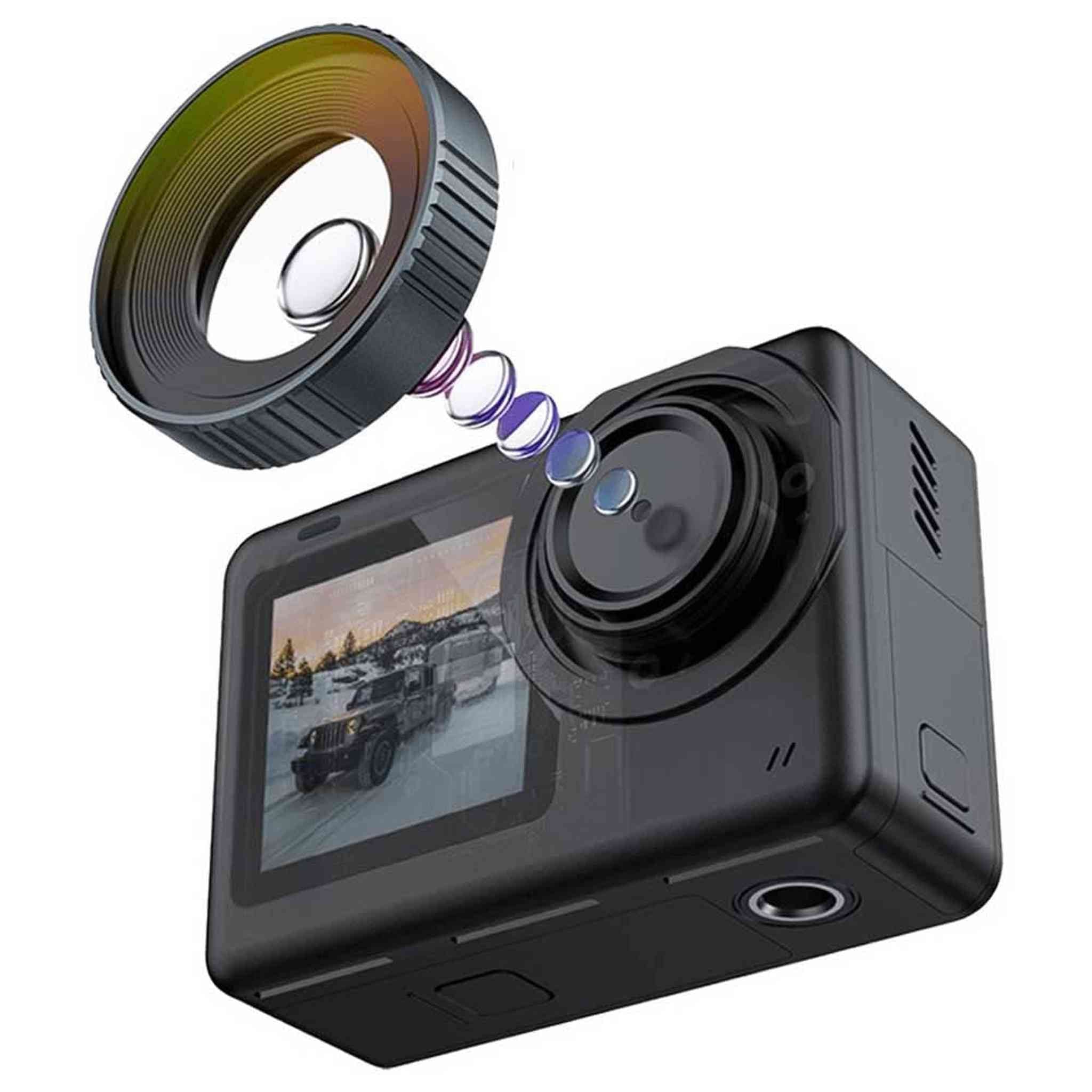 SJCAM SJ 10 Pro Dual Screen 4K 60FPS 6-Axis Wide Angle 8X Slow Motion 5G WiFi Action Camera