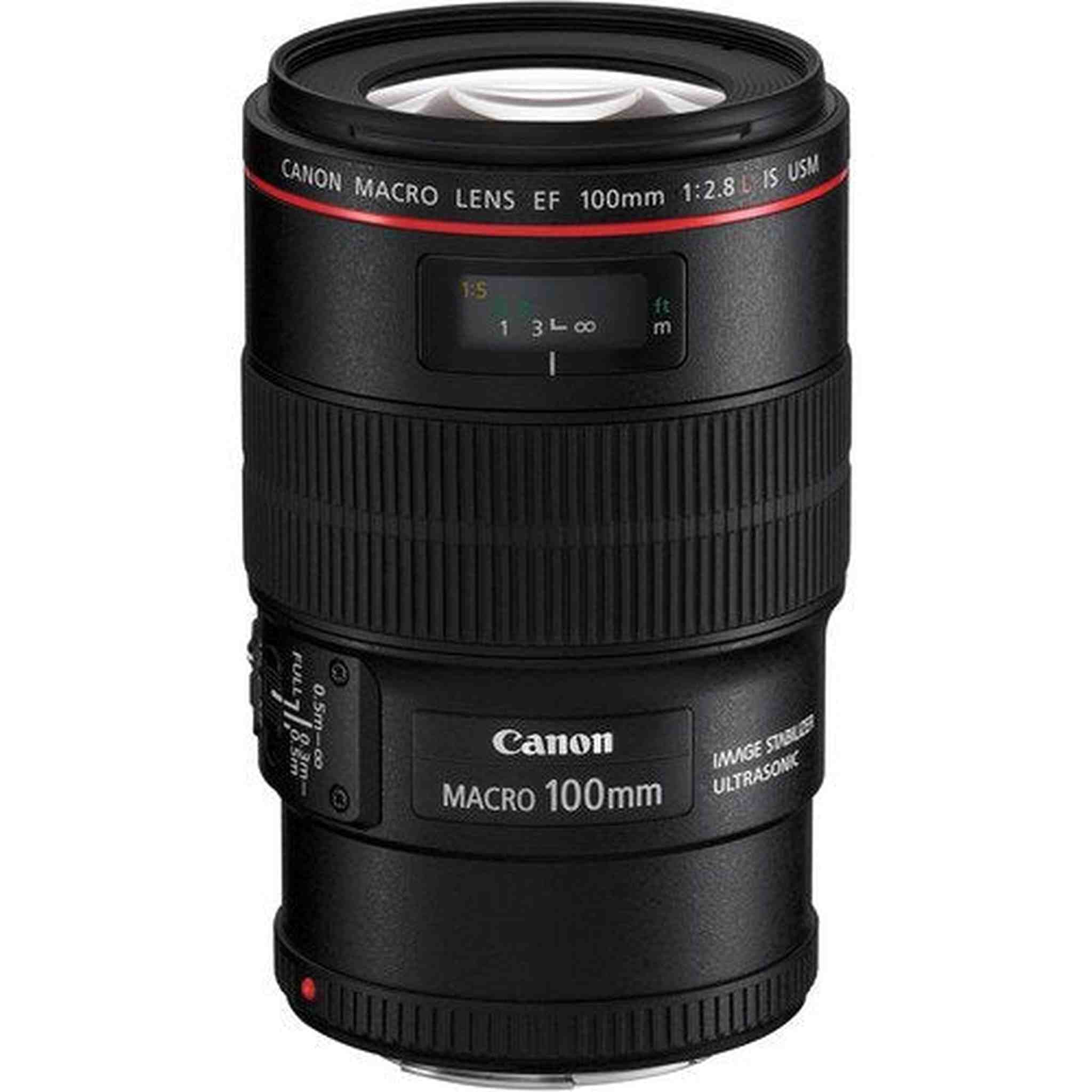 Canon EOS 6D Mark II DSLR Camera Body Only 3 Piece Filter w/Memory Bundle + EF 100mm f/2.8L Macro is USM Lens - Intern