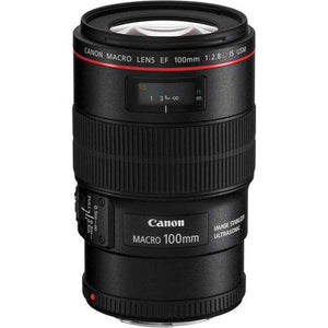 Canon EOS 6D Mark II DSLR Camera Body Only 9 Piece Filter w/Memory Bundle + EF 100mm f/2.8L Macro is USM Lens - Intern